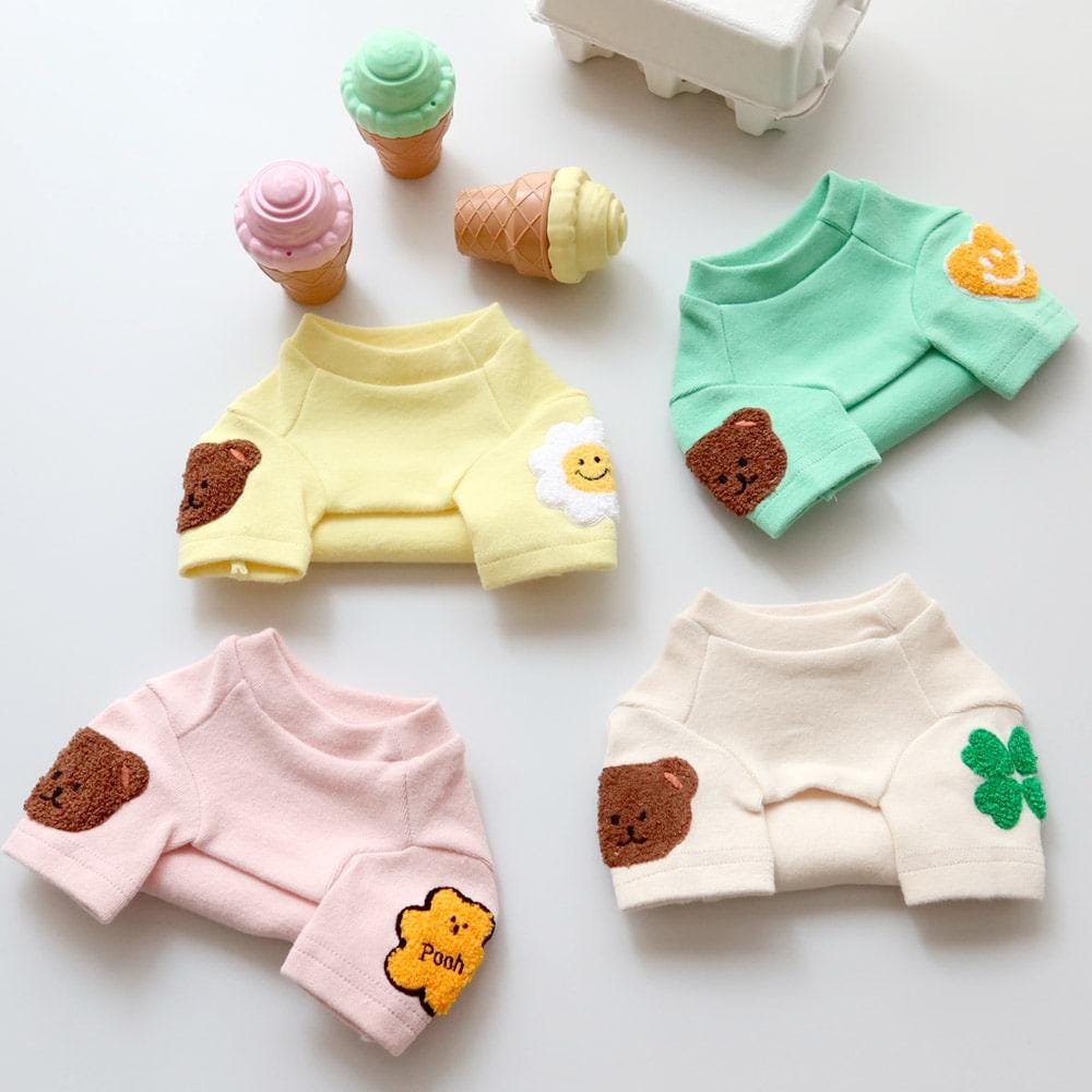 Patch Detail Dog Sweatshirt, S-2XL, Small Dog Clothes, Dog Essential Tee, Dog T-shirts, Dog Top, NKPUP - NKpup