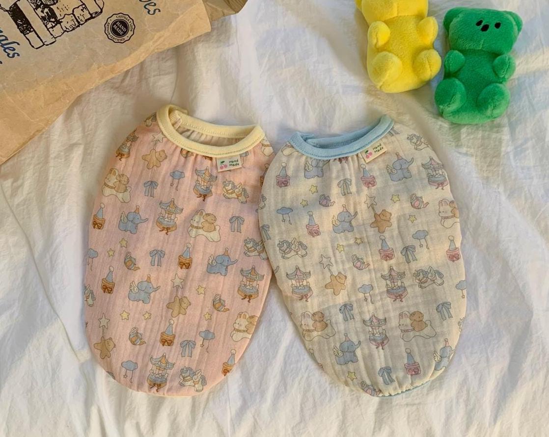Carousel Bear Vest, S-2XL, Small Dog Clothes, Dog Cute Vest, Dog Cozy Outfit, Dog Knit, Gift for Furry Friends, NKPUP - NKpup