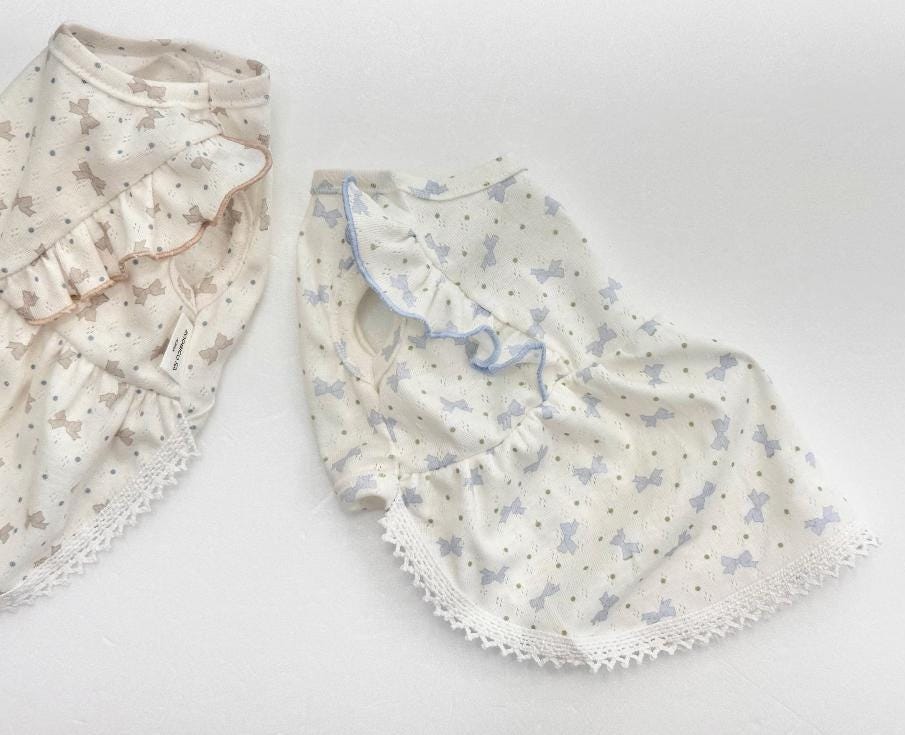 Star Ruffle Dress, XS-2XL, Small Dog Clothes, Dog Dress, Dog Wedding, Dog Cute Outfit, Pet Clothing, NKPUP - NKpup