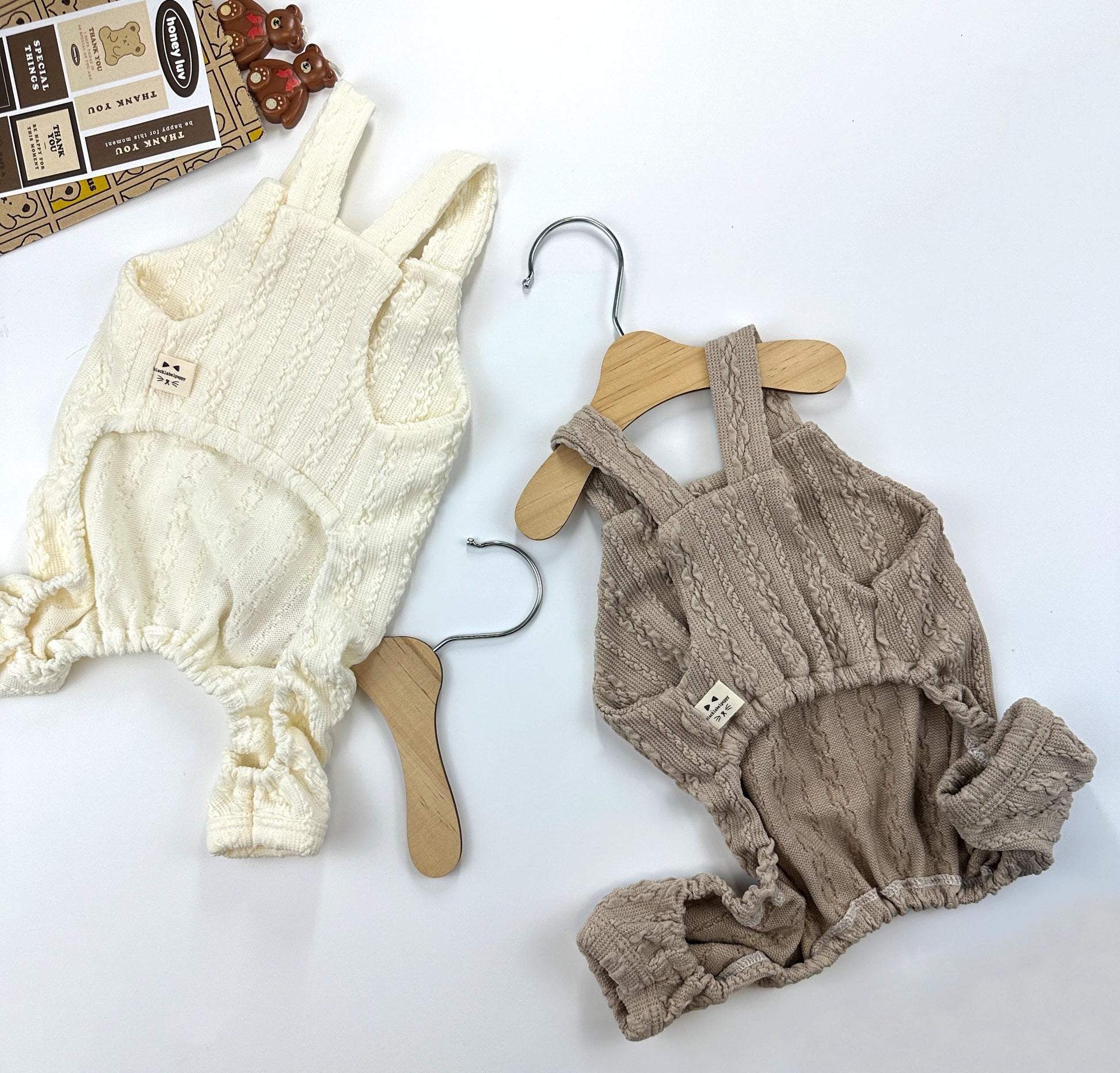 Teddy Knit Overall, XS-2XL, Pet Pants, Dog Jumpsuit, Dog Winter Outfit, Dog Fashion - NKpup