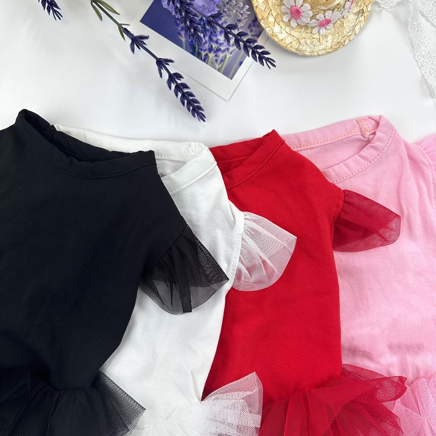 Classic Tulle Skirt Dress, S-XL, Dog Luxury dress, Dog Top, Dog Clothing, Small Dog Clothes, NKPUP - NKpup