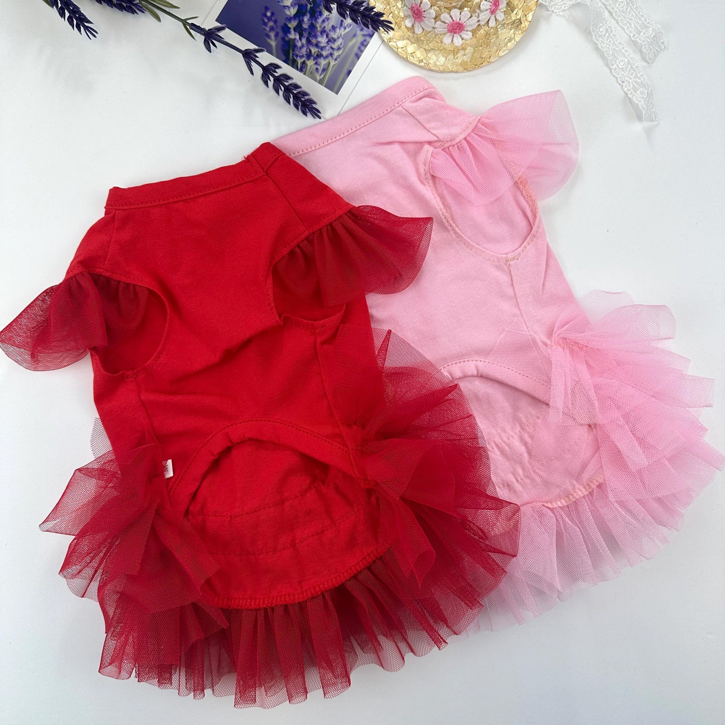 Classic Tulle Skirt Dress, S-XL, Dog Luxury dress, Dog Top, Dog Clothing, Small Dog Clothes, NKPUP - NKpup
