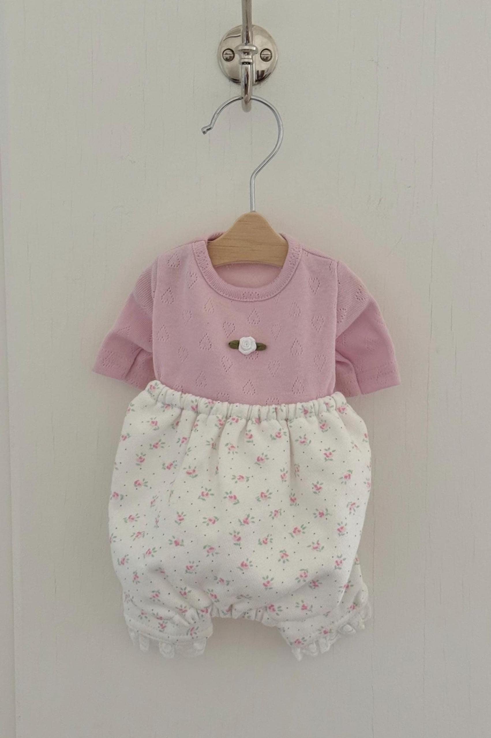 Eyelet Floral Overall, S-2XL, Dog Romper, Dog Jumpsuit, Dog Pants, Small Dog Clothes, Dog Apparel, NKPUP - NKpup