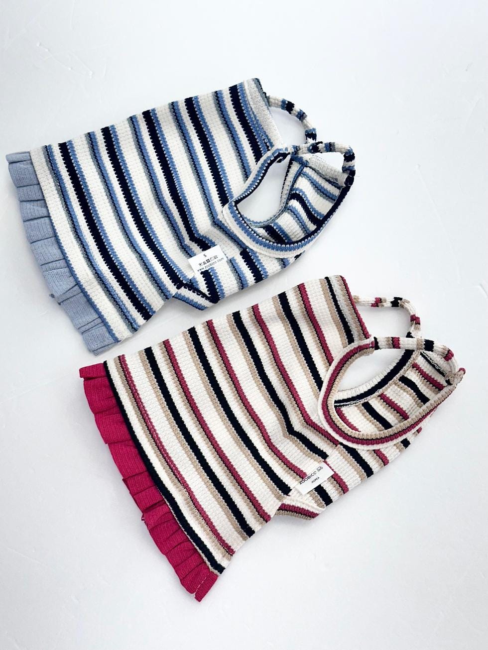 Ribbed Stripe Dress, XS-2XL, Dog dress, Dog Top, Dog Clothing, Small Dog Clothes, NKPUP - NKpup