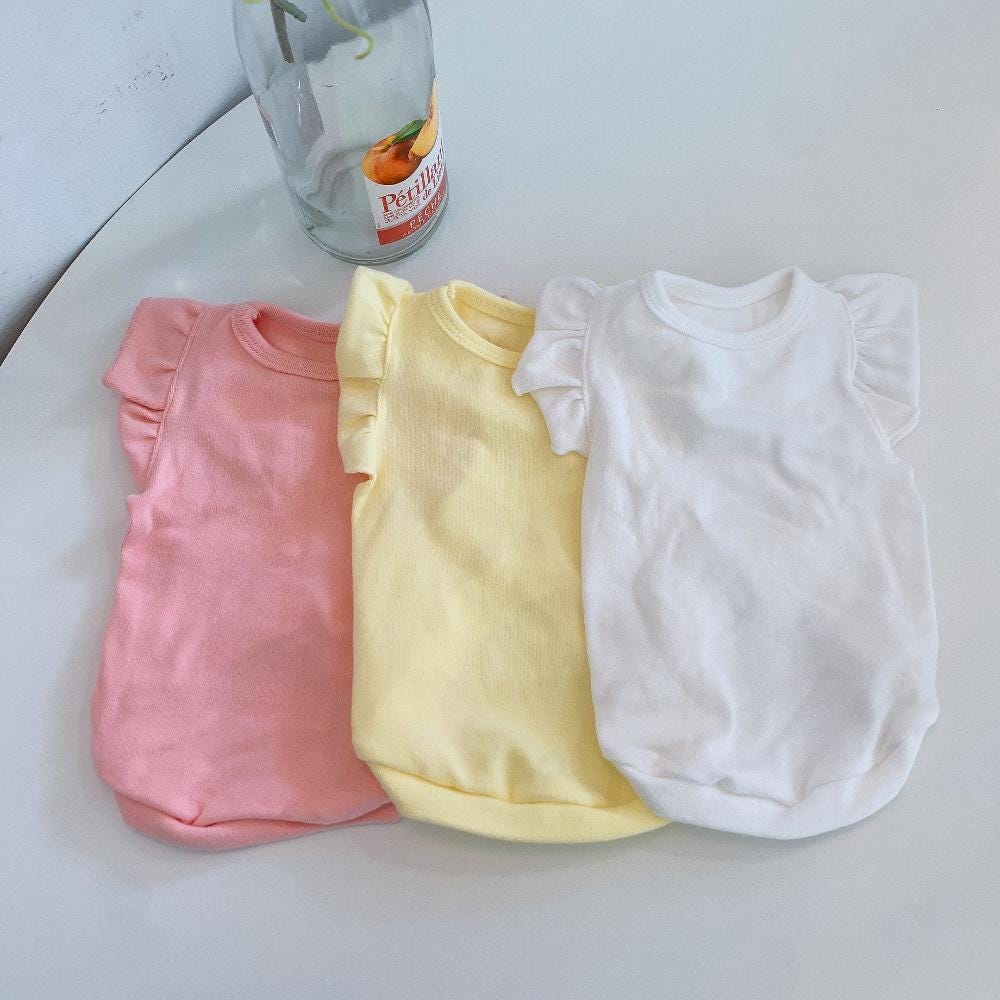 Puff Sleeve Basic Tee, S-XL, Small Dog Clothes, Pet Sweater, Winter Dog Top, Dog Knit, NKPUP - NKpup
