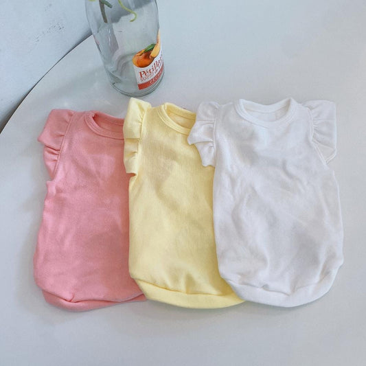 Puff Sleeve Basic Tee, S-XL, Small Dog Clothes, Pet Sweater, Winter Dog Top, Dog Knit, NKPUP - NKpup