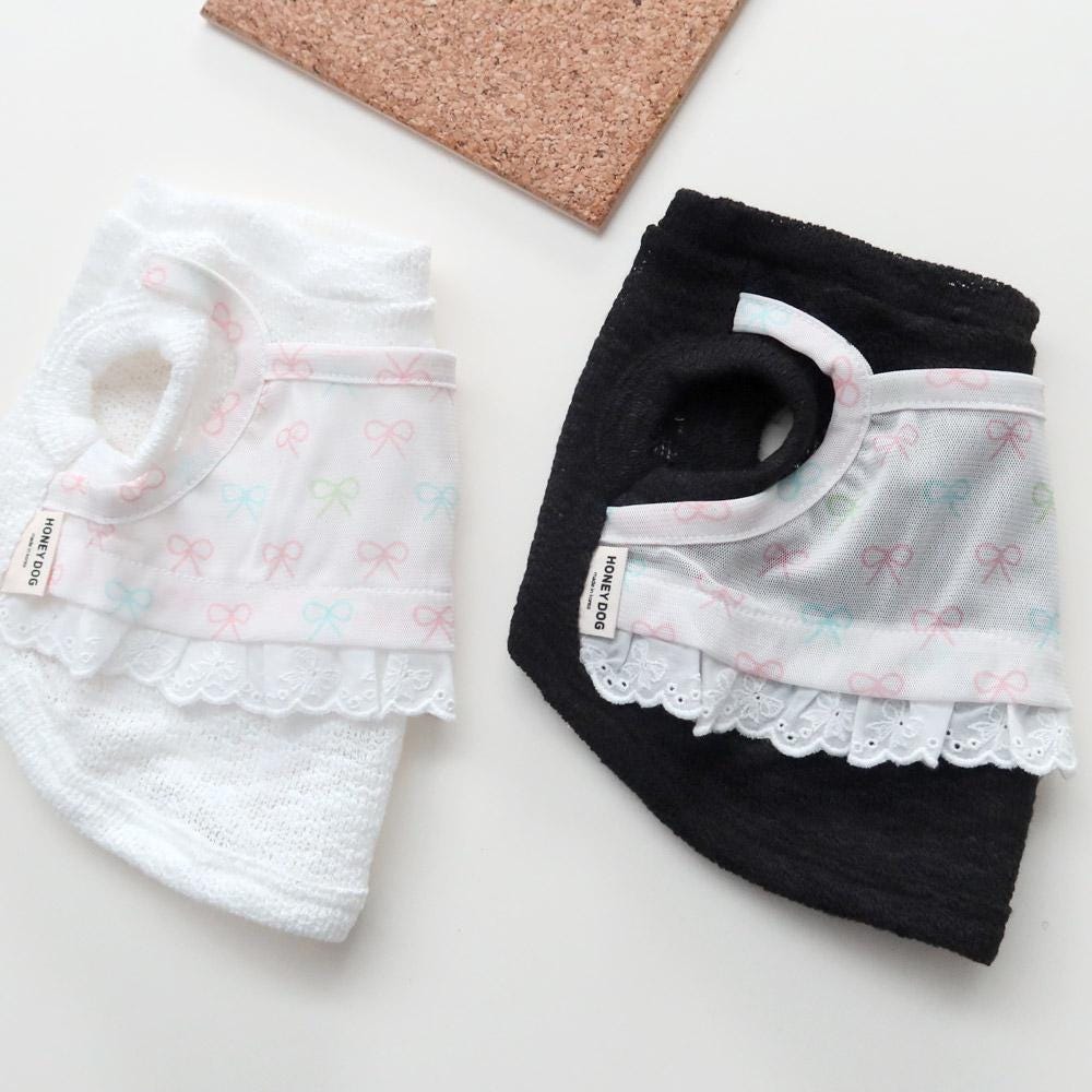 Ribbon Lace Layered Top, S-XL, Small Dog Clothes, Dog Summer Top, Dog Cute Top, Gift for Furry Friends, NKPUP - NKpup