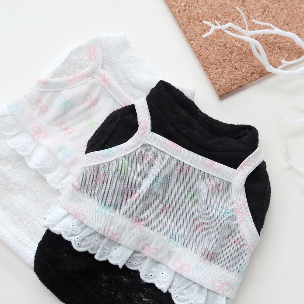 Ribbon Lace Layered Top, S-XL, Small Dog Clothes, Dog Summer Top, Dog Cute Top, Gift for Furry Friends, NKPUP - NKpup