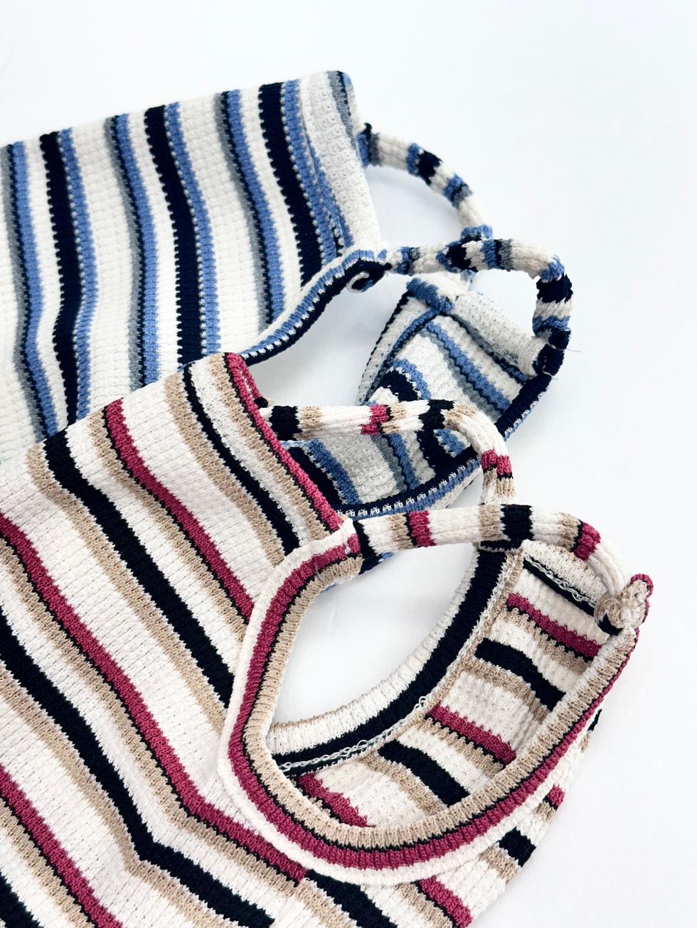 Ribbed Stripe Dress, XS-2XL, Dog dress, Dog Top, Dog Clothing, Small Dog Clothes, NKPUP - NKpup