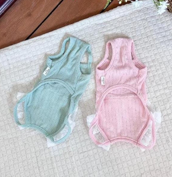 Lace Bow Overall, XS-2XL, Pet Pants, Dog Jumpsuit, Dog Winter Outfit, Dog Fashion - NKpup