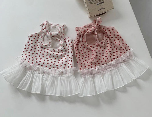Polka Dot Tulle Dress, S-XL, Cute Dog dress, Dog Top, Dog Clothing, Small Dog Clothes, NKPUP - NKpup