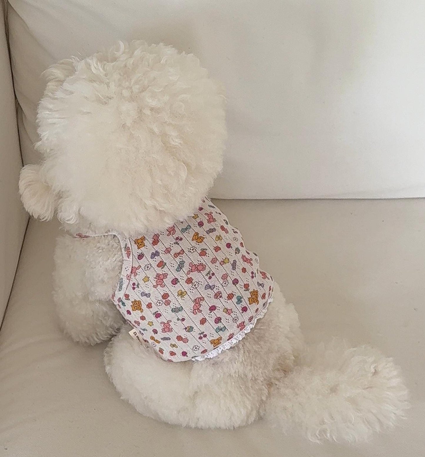 Candy Eyelet Crop Tank, S-2XL, Pet Clothing, Dog-Tee, Dog check-shirt, Dog Top, Dog Clothing, Dog Fashion, Dog Long sleeves - NKpup