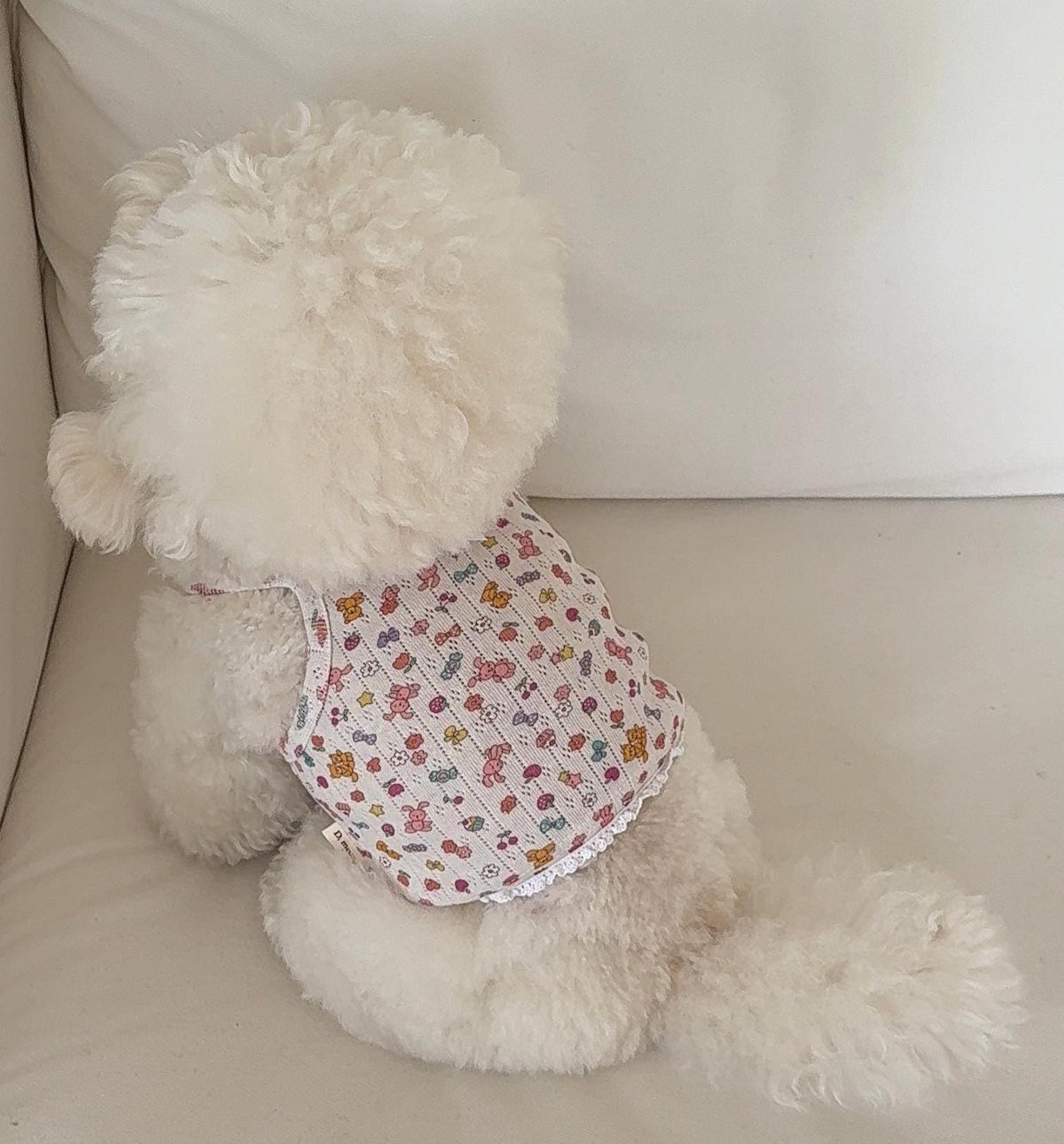 Candy Eyelet Crop Tank, S-2XL, Pet Clothing, Dog-Tee, Dog check-shirt, Dog Top, Dog Clothing, Dog Fashion, Dog Long sleeves - NKpup