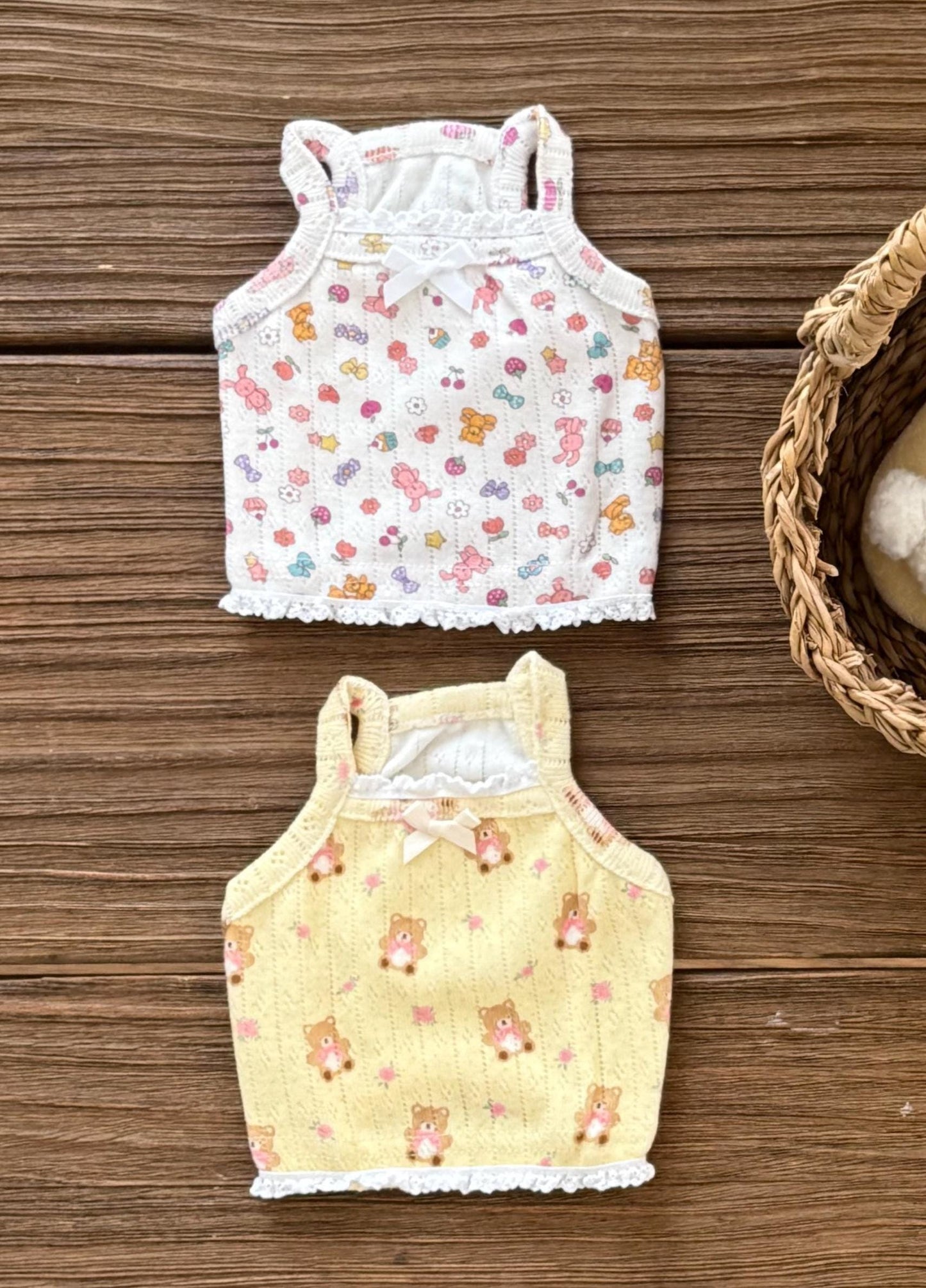 Candy Eyelet Crop Tank, S-2XL, Pet Clothing, Dog-Tee, Dog check-shirt, Dog Top, Dog Clothing, Dog Fashion, Dog Long sleeves - NKpup