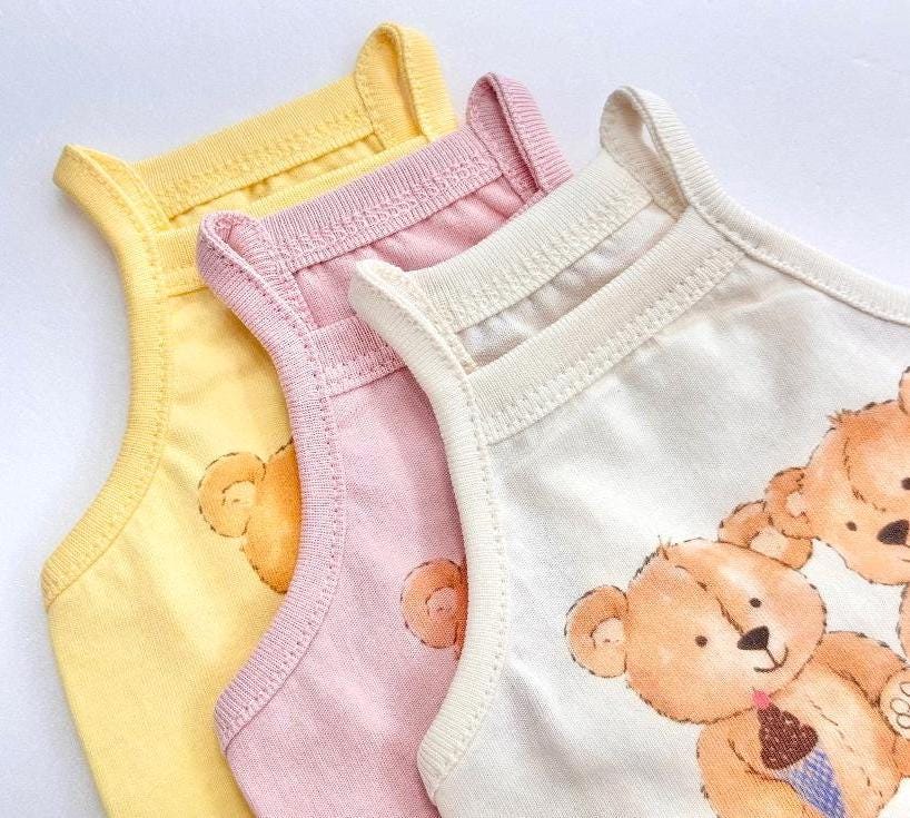 Teddy Bear Crop Top, XS-2XL, Dog-Tee, Dog Cutie Shirt, Dog Top, Dog Clothing, Dog Fashion, Dog Long sleeves - NKpup