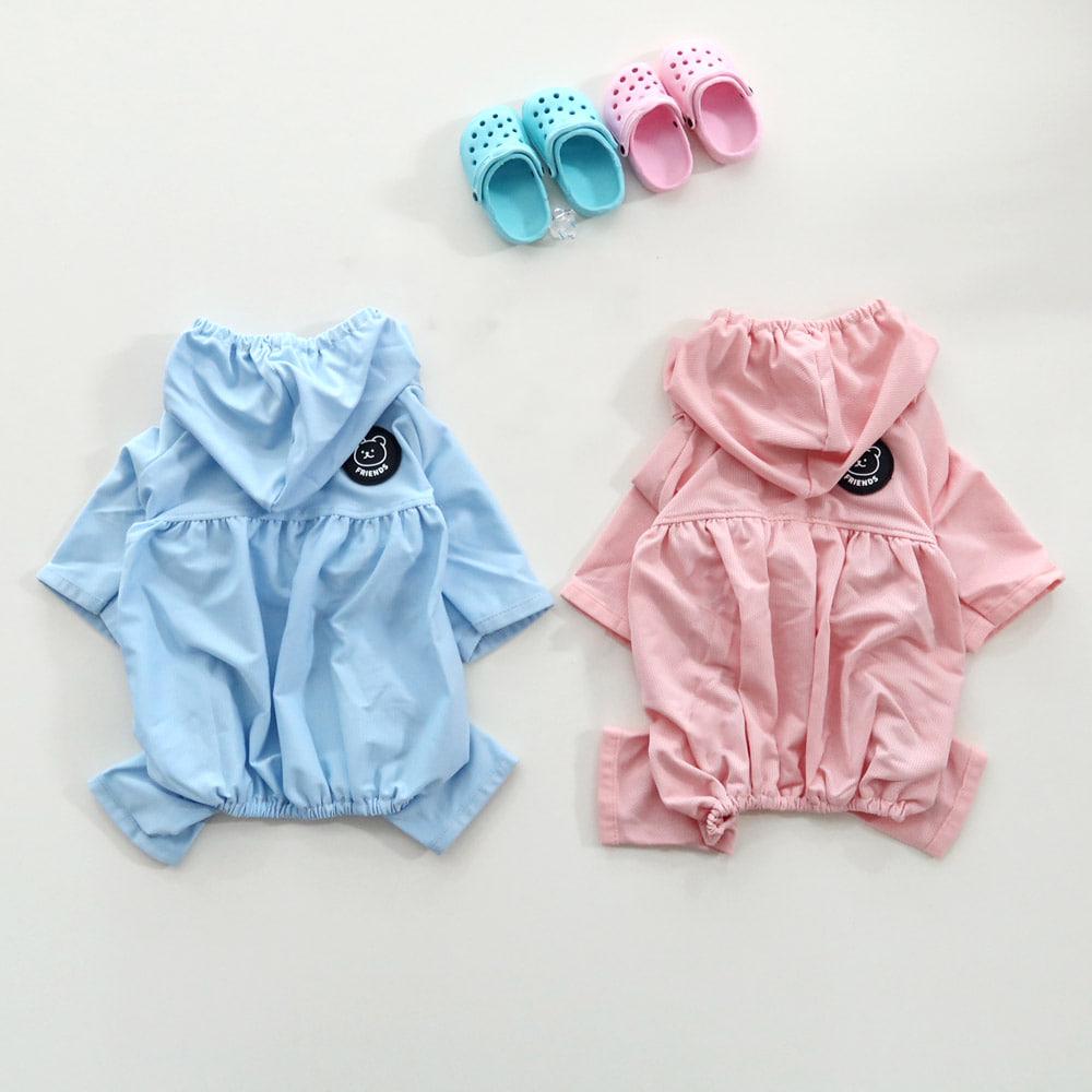 Cooling Hooded Overall, S-2XL, Small Dog Clothes, Dog Summer Outfit, Dog Romper, Gift for Dogs, NKPUP - NKpup