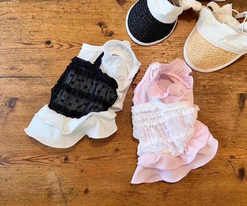 Lace Layered Frill Dress, XS-2XL, Small Dog Clothes, Dog Dress, Dog Wedding, Dog Cute Outfit, Pet Clothing, NKPUP - NKpup