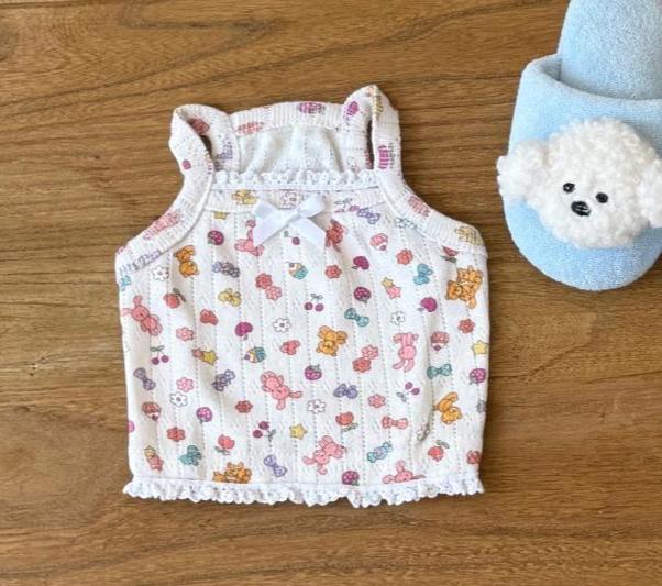 Candy Eyelet Crop Tank, S-2XL, Pet Clothing, Dog-Tee, Dog check-shirt, Dog Top, Dog Clothing, Dog Fashion, Dog Long sleeves - NKpup