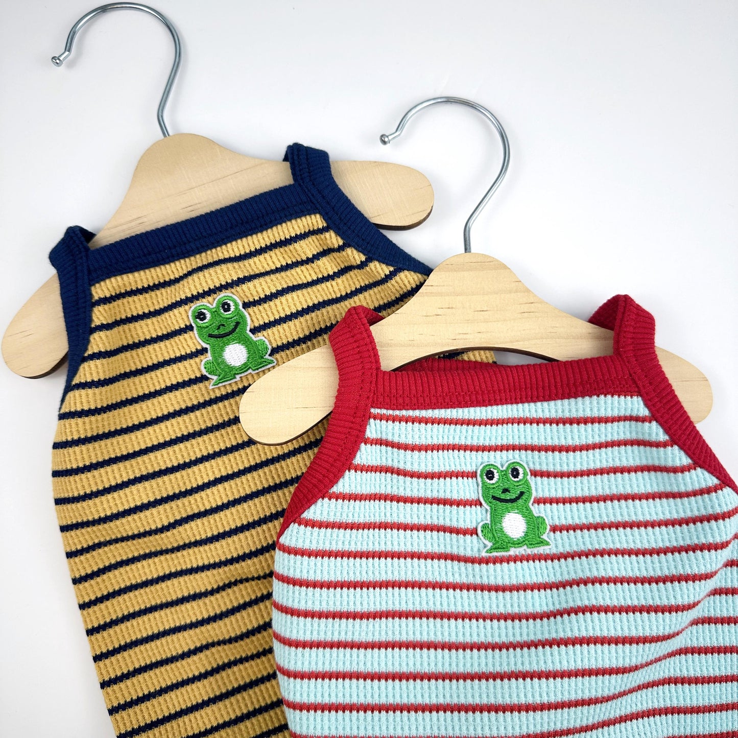 Frog Stripe Stretch Overall, S-XL, Pet Pants, Dog Jumpsuit, Dog Winter Outfit, Dog Fashion - NKpup