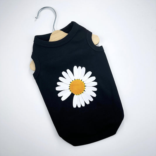 Daisy Patch Tank Top, S-2XL, Dog-Tee, Dog T-shirt, Dog Top, Dog Clothing, Gift for Dogs, Undershirt for Dogs - NKpup