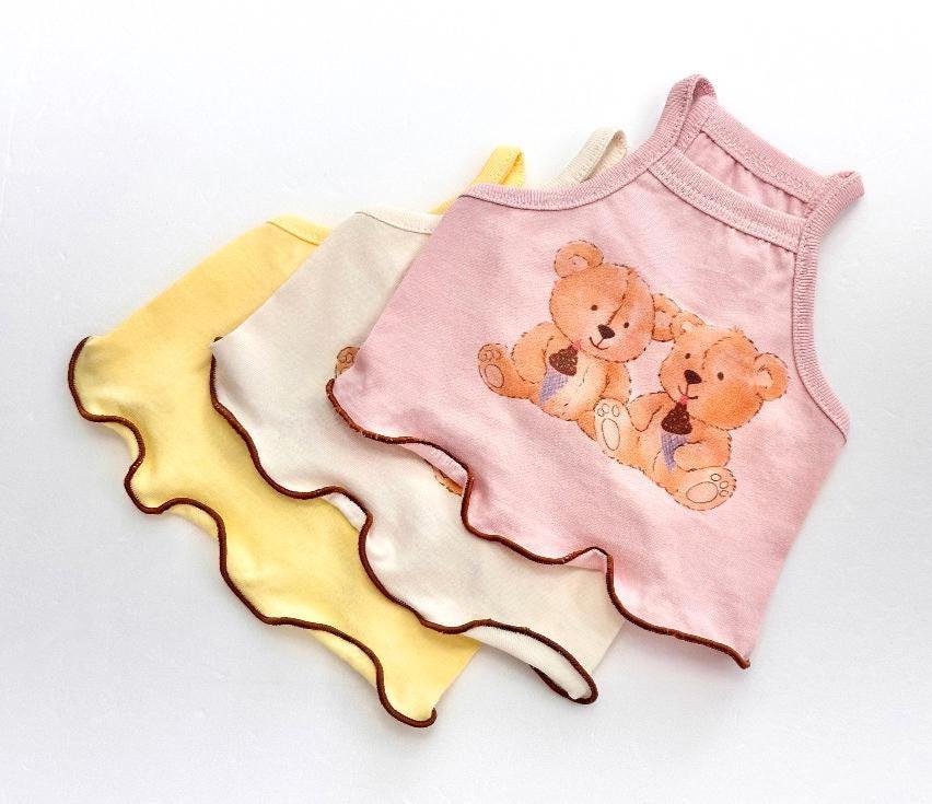 Teddy Bear Crop Top, XS-2XL, Dog-Tee, Dog Cutie Shirt, Dog Top, Dog Clothing, Dog Fashion, Dog Long sleeves - NKpup