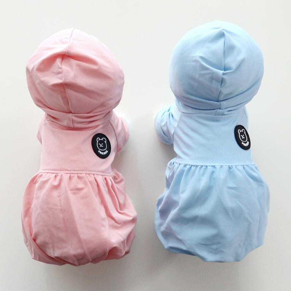 Cooling Hooded Overall, S-2XL, Small Dog Clothes, Dog Summer Outfit, Dog Romper, Gift for Dogs, NKPUP - NKpup