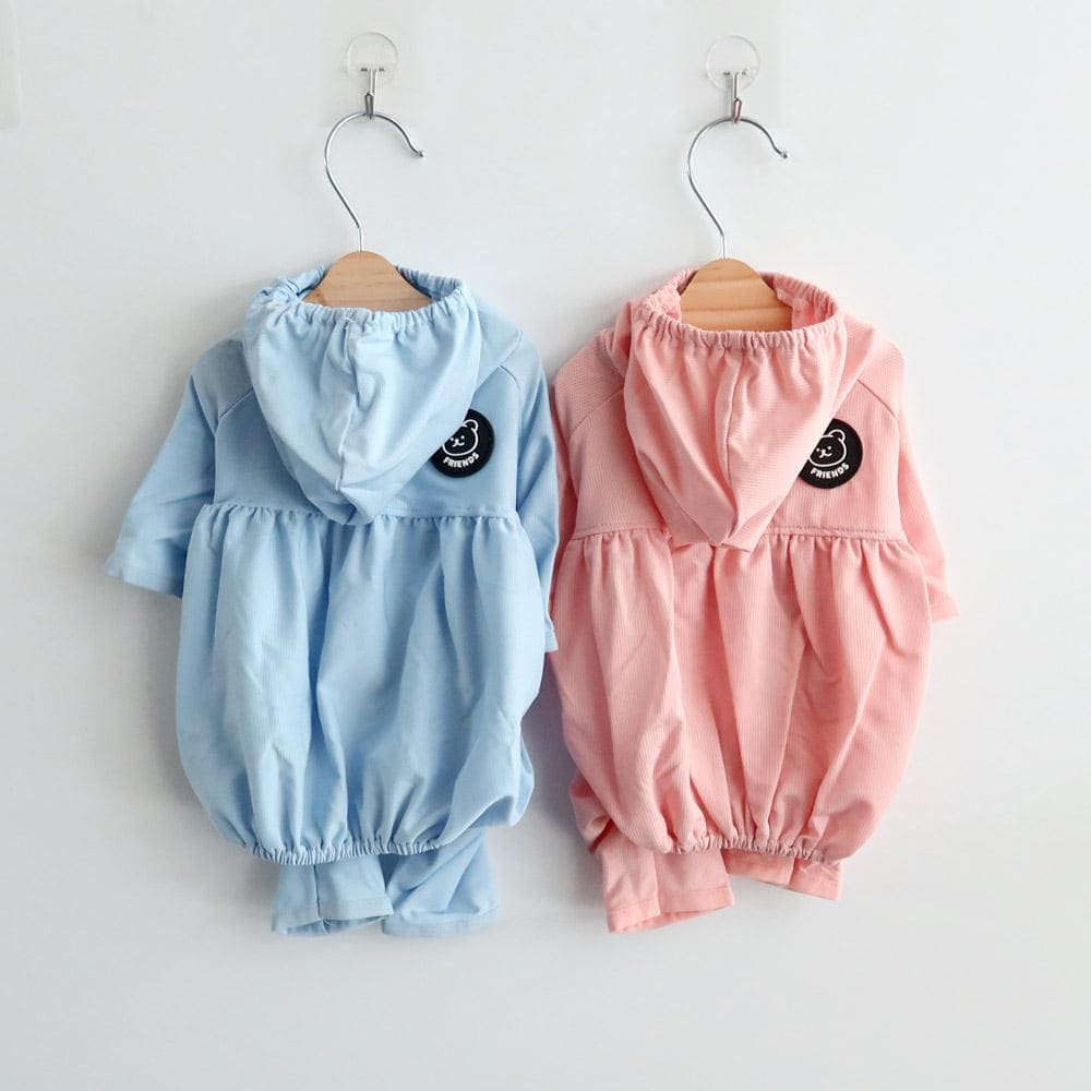 Cooling Hooded Overall, S-2XL, Small Dog Clothes, Dog Summer Outfit, Dog Romper, Gift for Dogs, NKPUP - NKpup