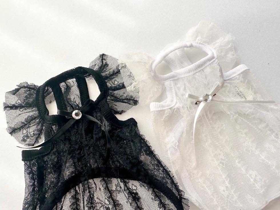 Lace Sheer Princess Mesh Top, XS-2XL, Small Dog Clothes, Dog Dress, Dog Wedding, Dog Cute Outfit, Pet Clothing, NKPUP - NKpup