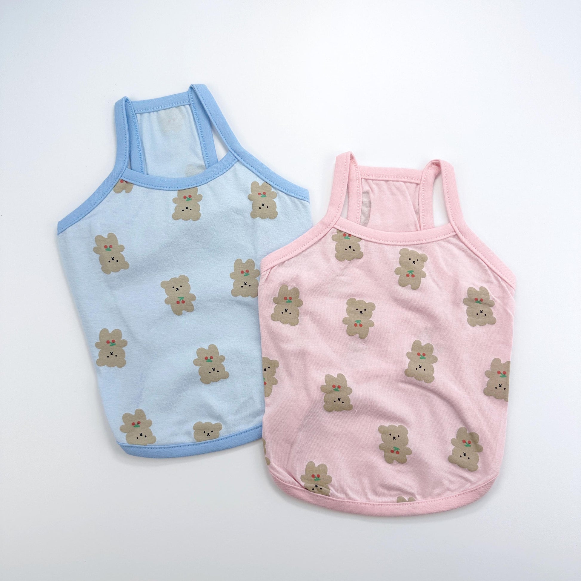 Teddy Popcorn Overall&Shirt, S-XL, Dog Romper, Dog Top, Dog Clothing, Dog Fashion, Dog Apparel - NKpup