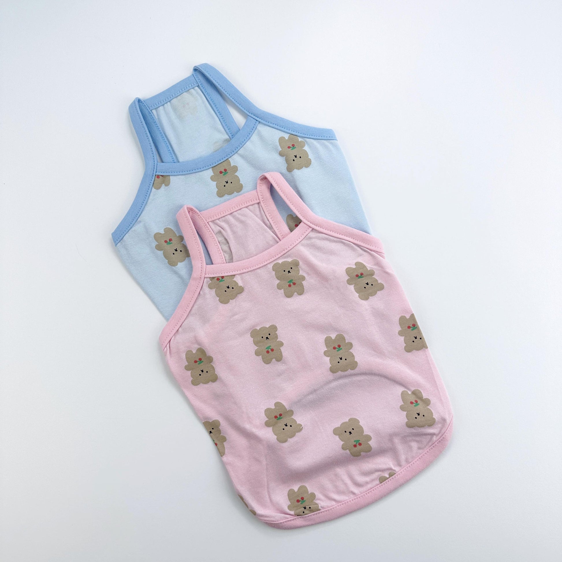 Teddy Popcorn Overall&Shirt, S-XL, Dog Romper, Dog Top, Dog Clothing, Dog Fashion, Dog Apparel - NKpup