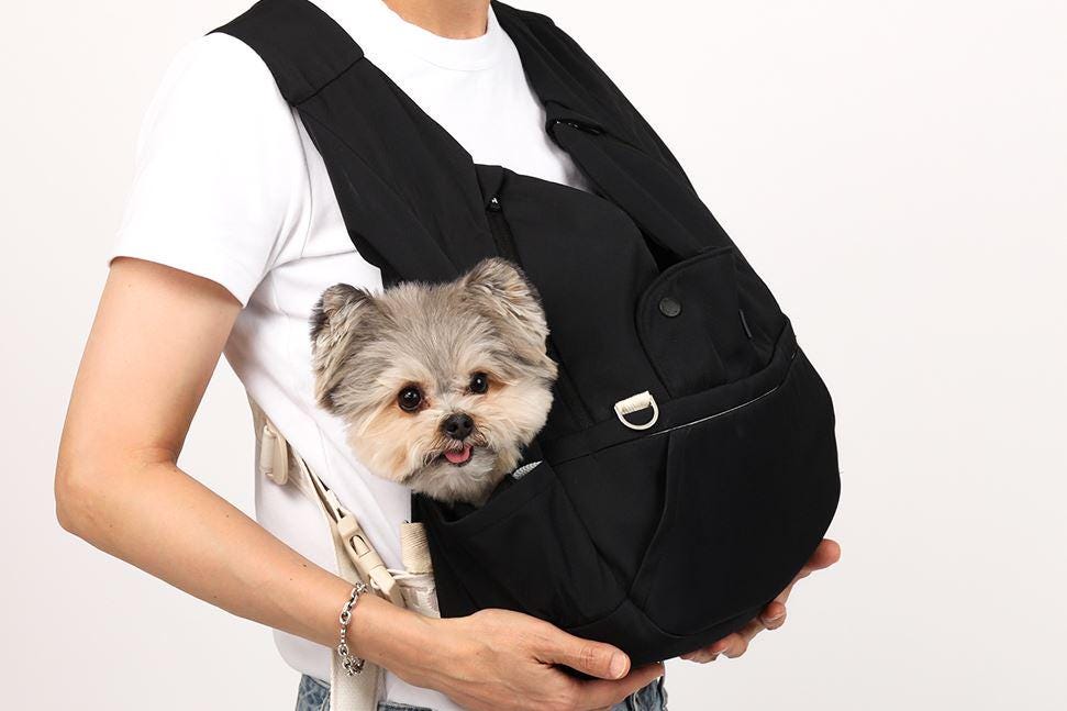 Pet Front Carrier, Ver7, Up to 18lbs, Adjustable Hands Free Front Facing Dog Pouch, Side Window, Safety Hook, Pocket, Pet Out Door - NKpup