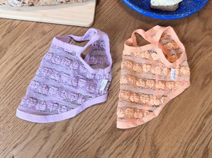 Floral Lace Tank, S-2XL, Pet Clothing, Dog-Tee, Dog check-shirt, Dog Top, Dog Clothing, Dog Fashion, Dog Long sleeves - NKpup