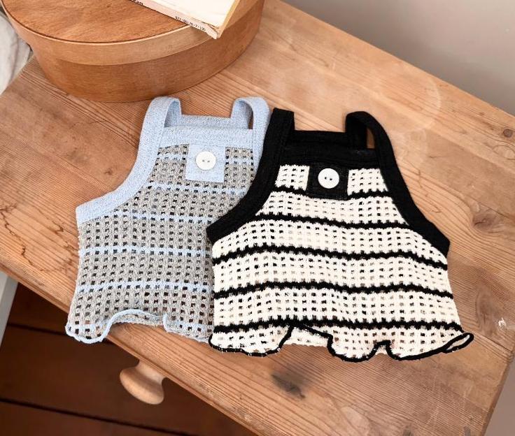 Waffle Knit Crop Top, XS-2XL, Pet Clothing, Dog-Tee, Dog check-shirt, Dog Top, Dog Clothing, Dog Fashion, Dog Long sleeves - NKpup
