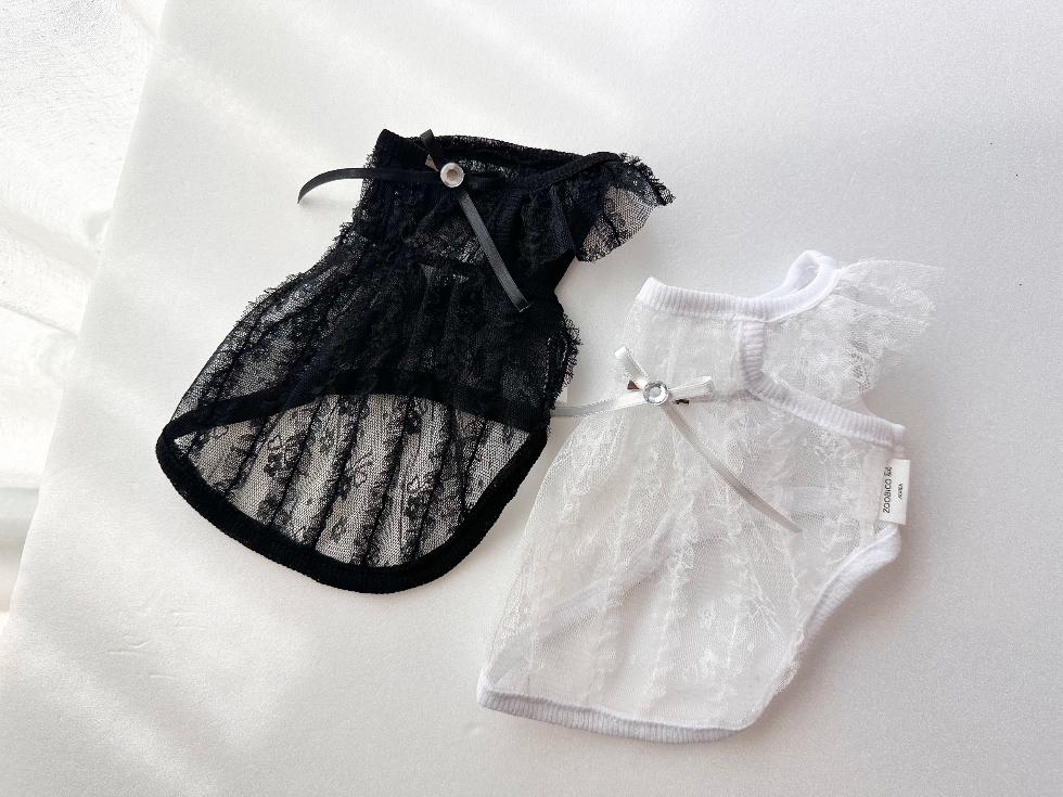 Lace Sheer Princess Mesh Top, XS-2XL, Small Dog Clothes, Dog Dress, Dog Wedding, Dog Cute Outfit, Pet Clothing, NKPUP - NKpup