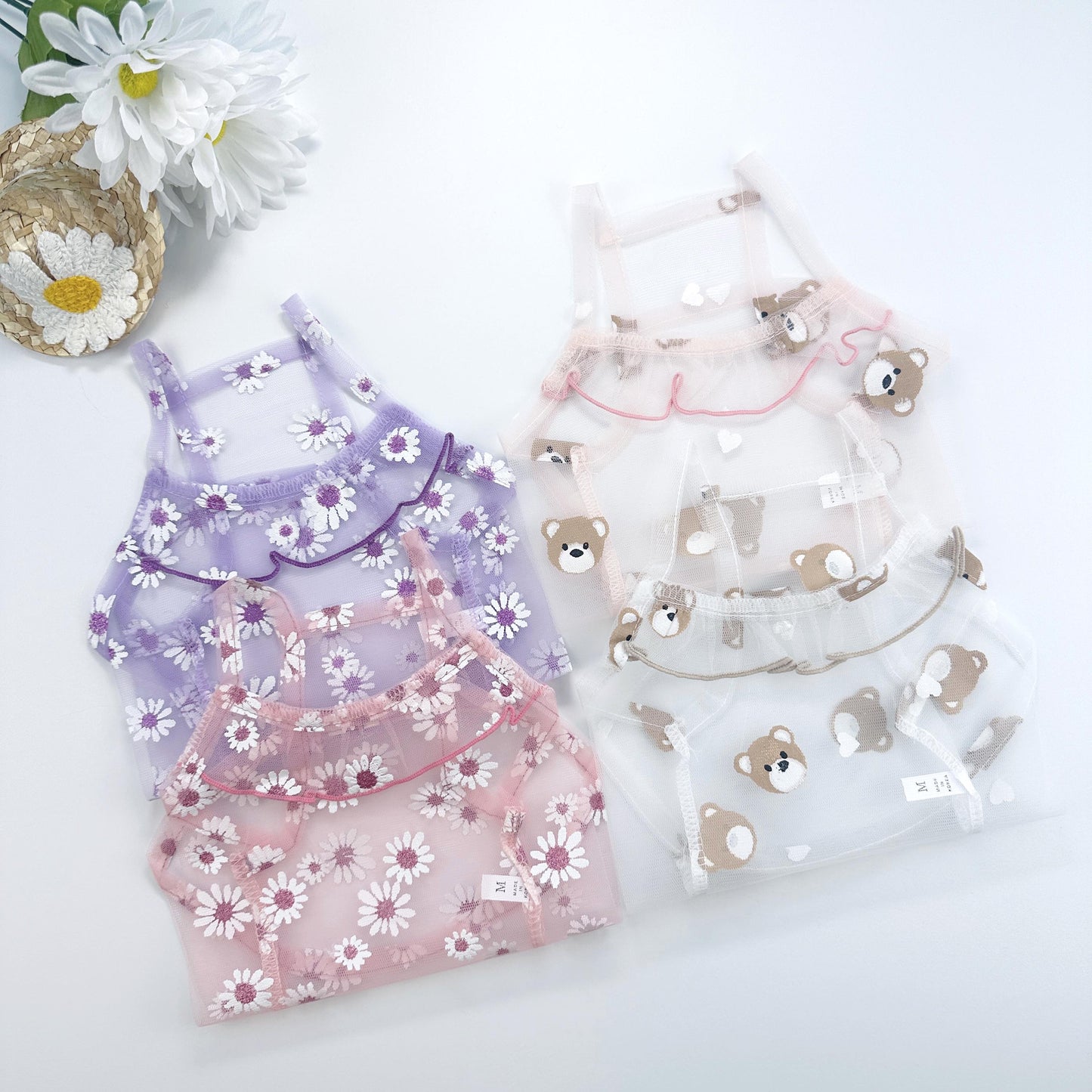 Sheer Mesh Top, S-3XL, Dog-Tee, Dog Clothes, Dog Top, Dog Clothing, Dog Summer Top - NKpup