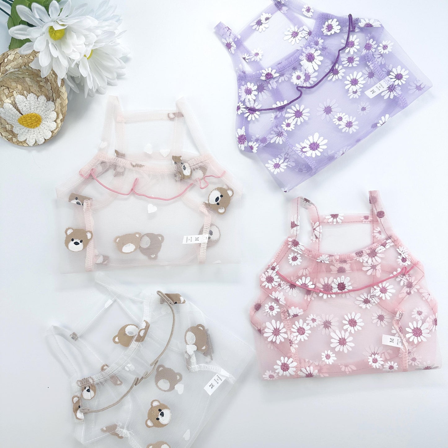 Sheer Mesh Top, S-3XL, Dog-Tee, Dog Clothes, Dog Top, Dog Clothing, Dog Summer Top - NKpup