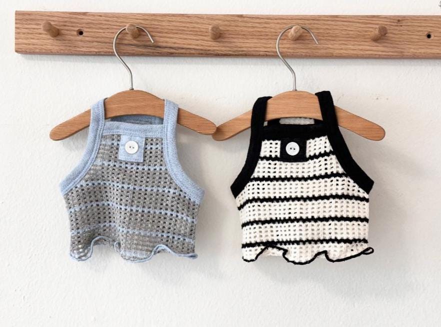 Waffle Knit Crop Top, XS-2XL, Pet Clothing, Dog-Tee, Dog check-shirt, Dog Top, Dog Clothing, Dog Fashion, Dog Long sleeves - NKpup