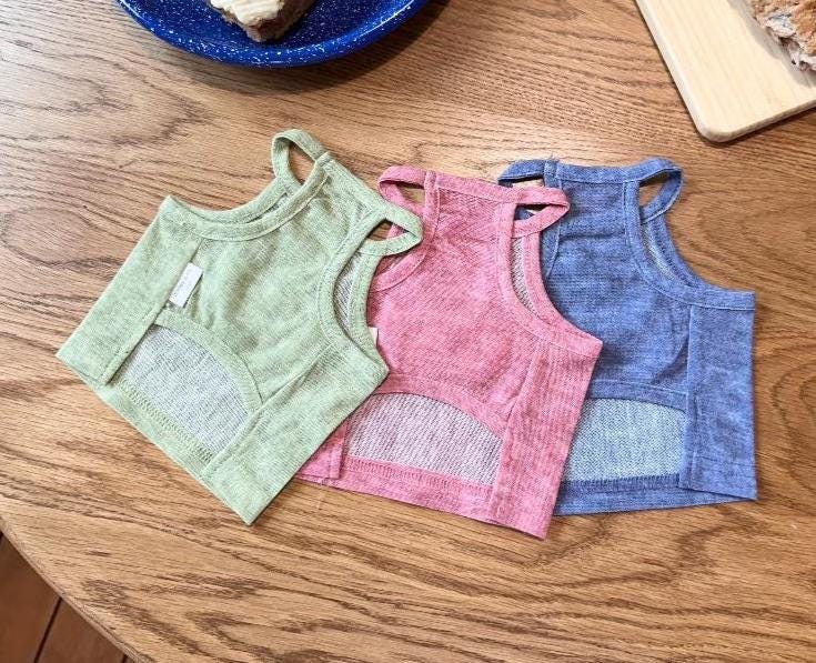 Pigment Mesh CropTop, Pet Clothing, Dog-Tee, Dog Top, Dog Clothing, Dog Fashion, Dog Long sleeves - NKpup