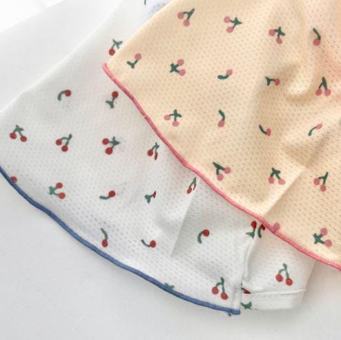 Cherry Cooling Mesh Crop Top, XS-2XL, Small Dog Clothes, Dog Floral Dress, Dog T-shirt, Dog Top, NKPUP - NKpup