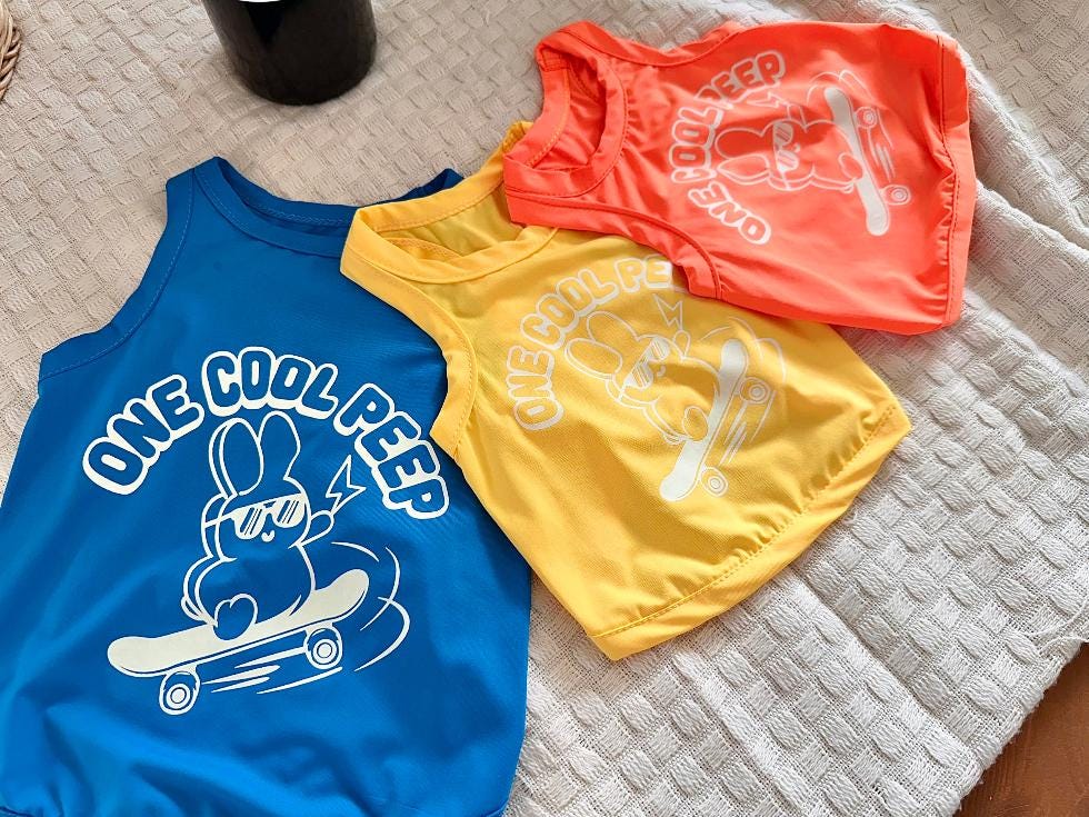Luminous Cooling Sleeveless, S-2XL, Luminous Shirt, Dog-Tee, Dog T-shirt, Dog Top, Dog Clothing, Dog Fashion, Dog Apparel - NKpup