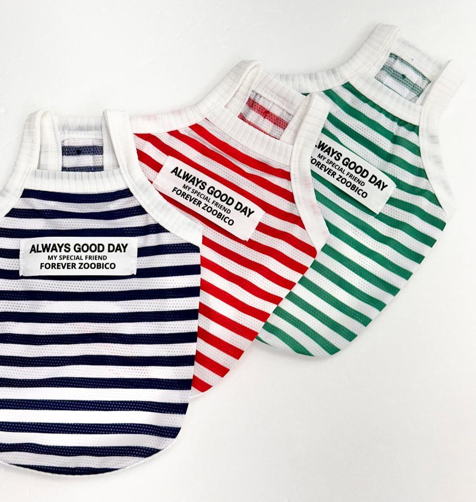 Classic Stripe Top, XS-2XL, Small Dog Clothes, Dog Essential Tee, Dog T-shirts, Dog Top, NKPUP - NKpup