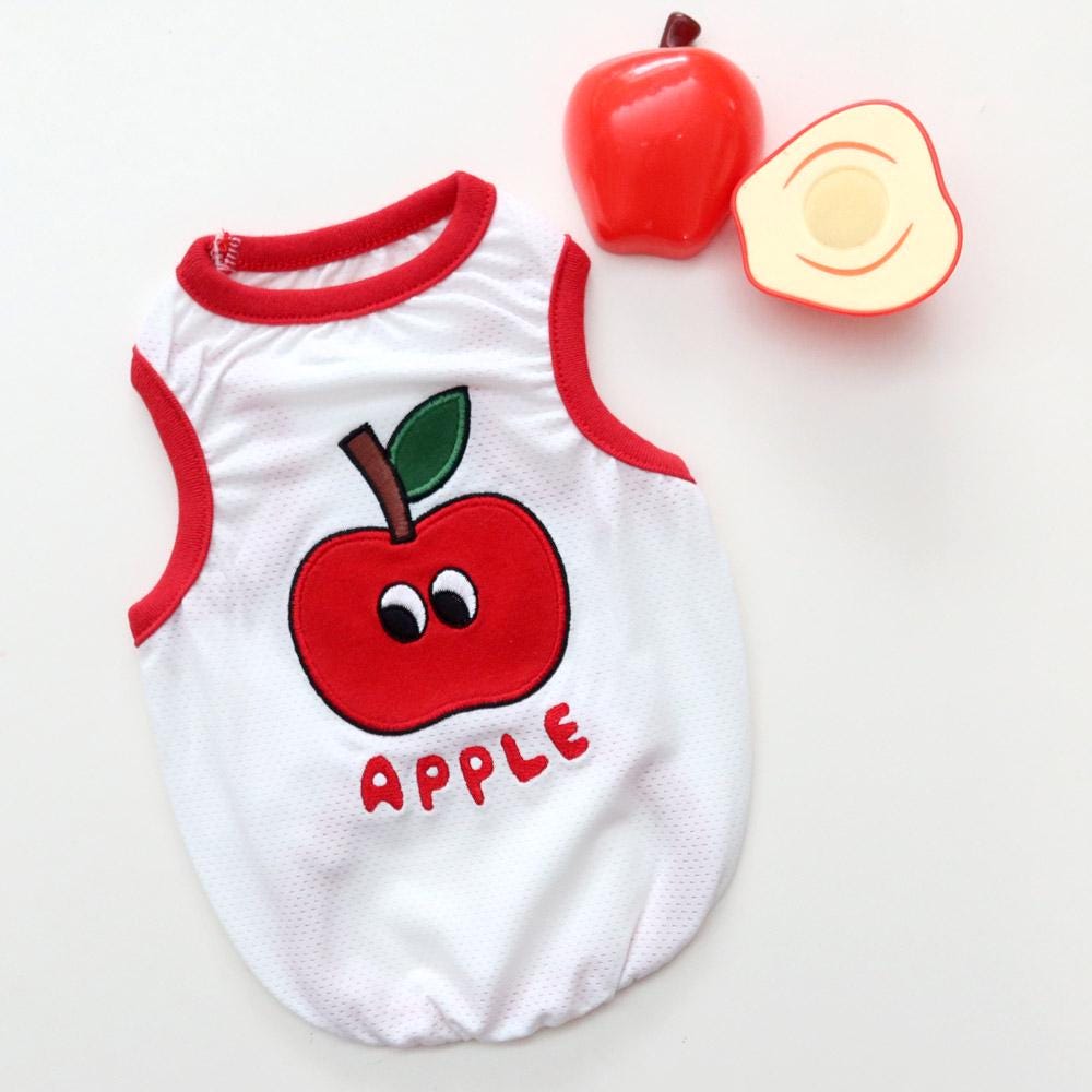 Fruit Cooling Top, S-2XL, Summer Shirt, Dog-Tee, Dog T-shirt, Dog Top, Dog Clothing, Dog Fashion - NKpup