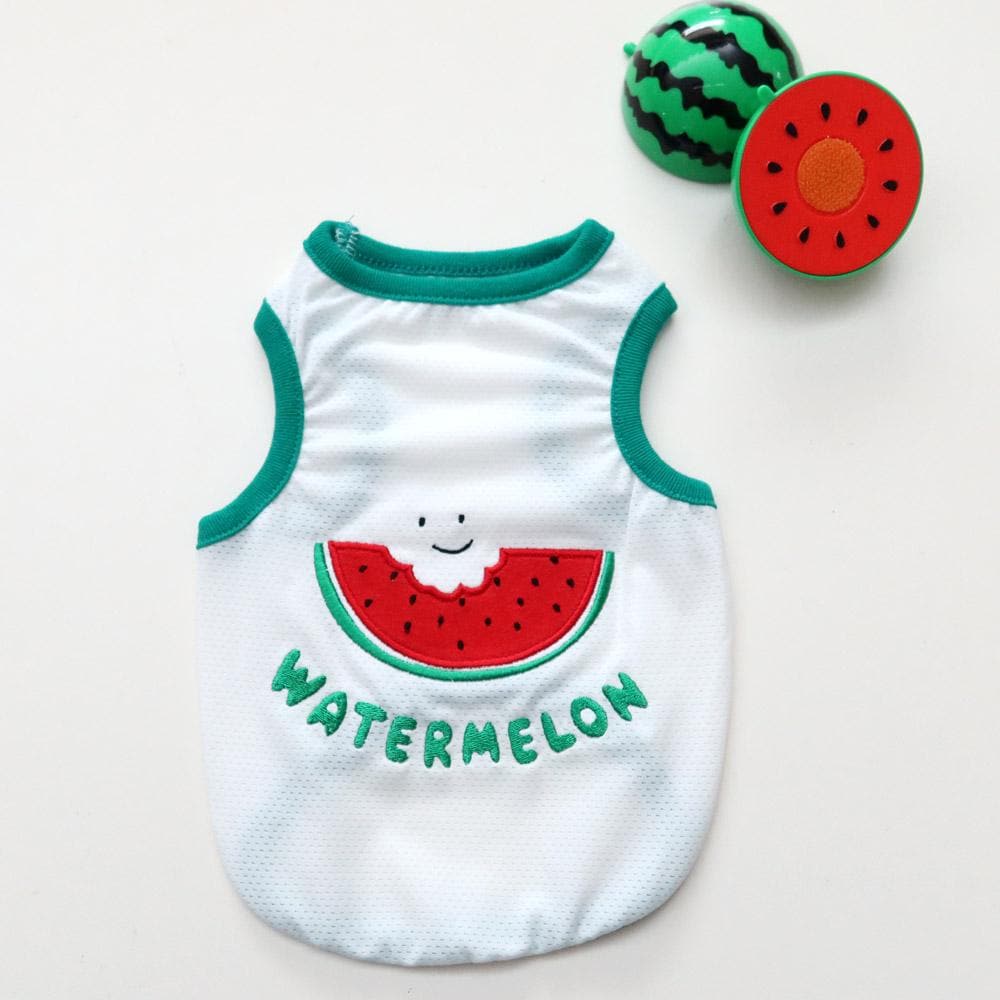 Fruit Cooling Top, S-2XL, Summer Shirt, Dog-Tee, Dog T-shirt, Dog Top, Dog Clothing, Dog Fashion - NKpup