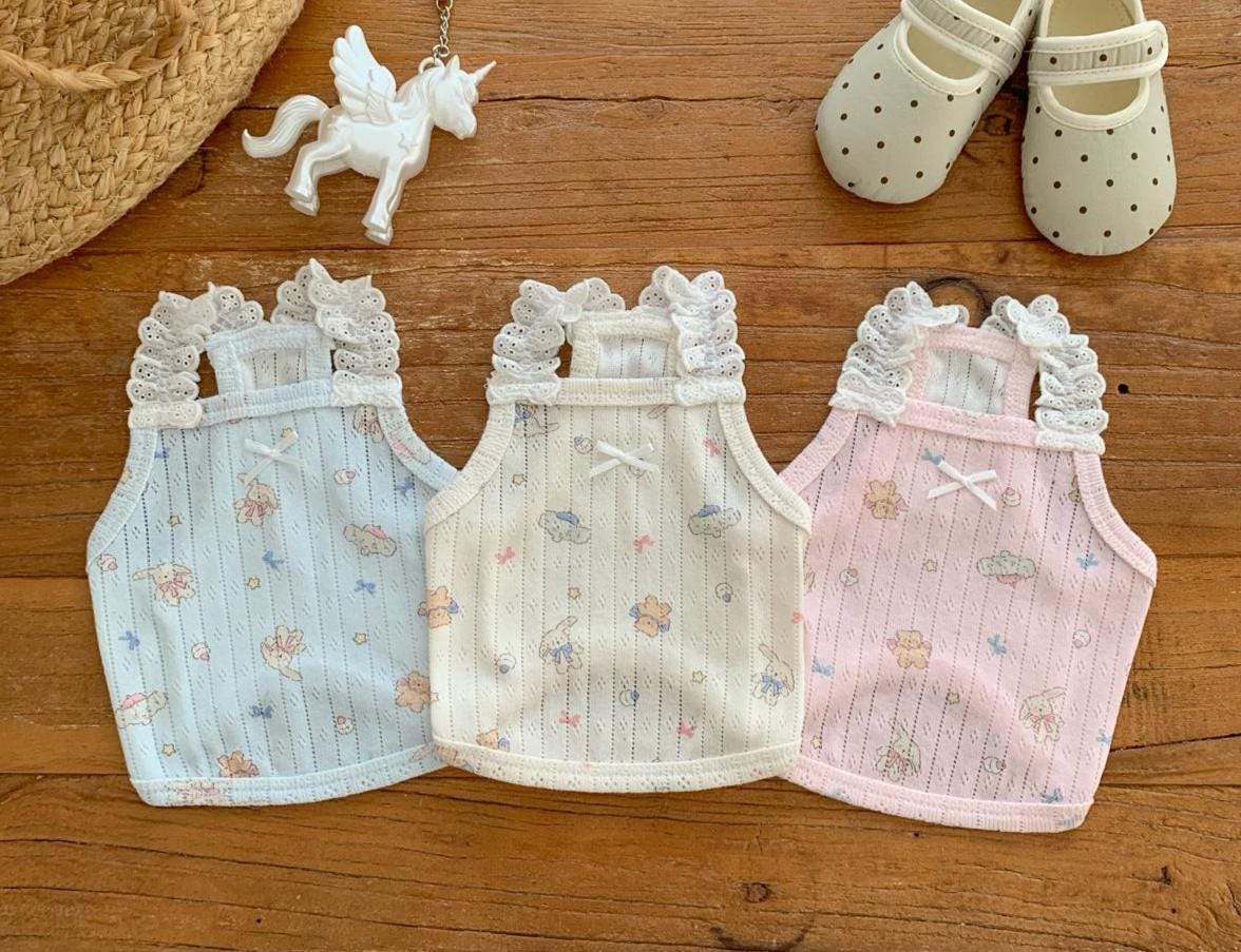 Fairy Eyelet Lace Top, S-XL, Small Dog Clothes, Pet Sweater, All Day Dog Top, Dog Shirts, NKPUP - NKpup