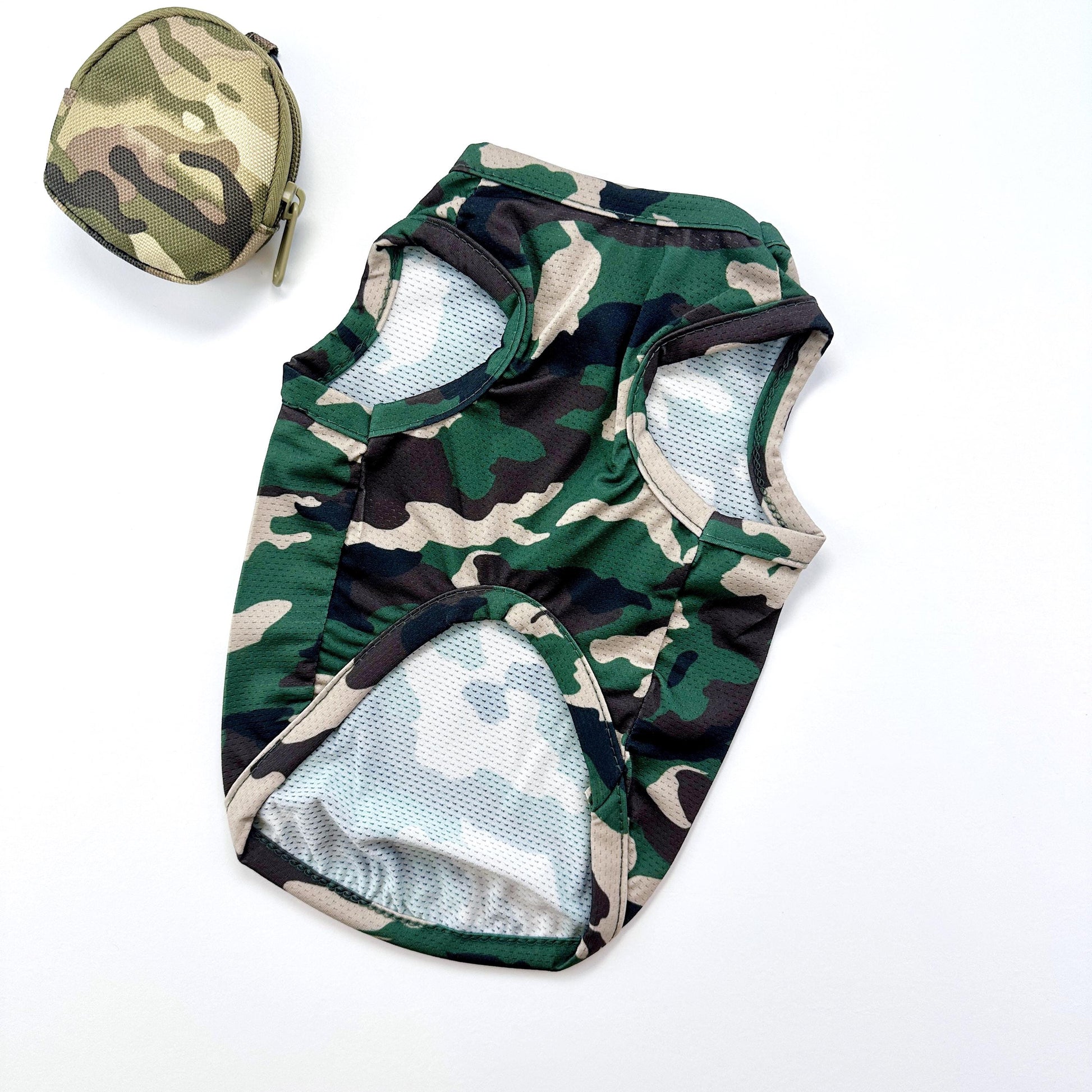 Military Mesh Top, S-XL, Dog-Tee, Dog T-shirt, Dog Top, Dog Clothing, Gift for Dogs, Undershirt for Dogs - NKpup