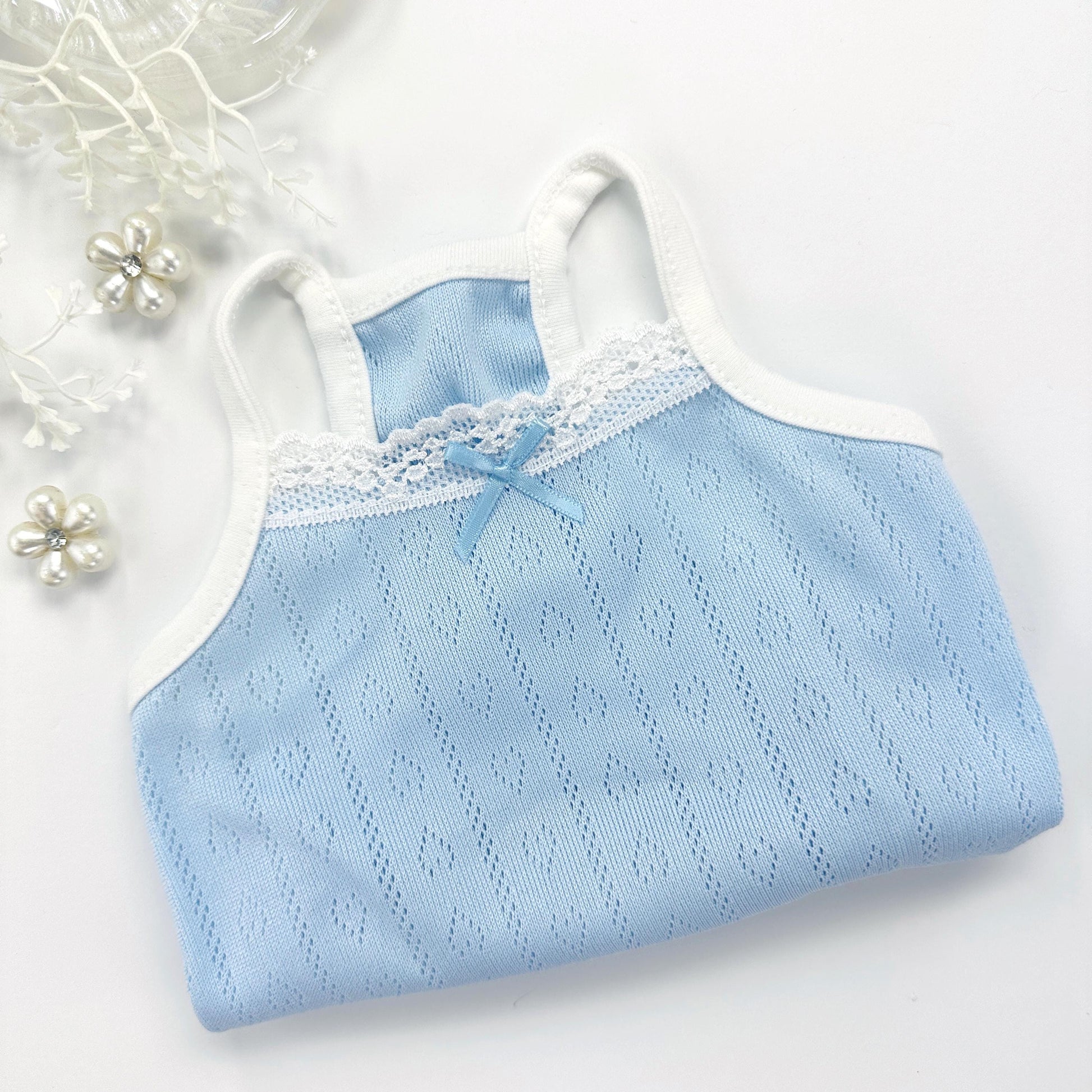 Candy Eyelet Lace Top, S-2XL, Pet Clothing, Dog-Tee, Dog check-shirt, Dog Top, NKpup, Dog Sleeveless - NKpup