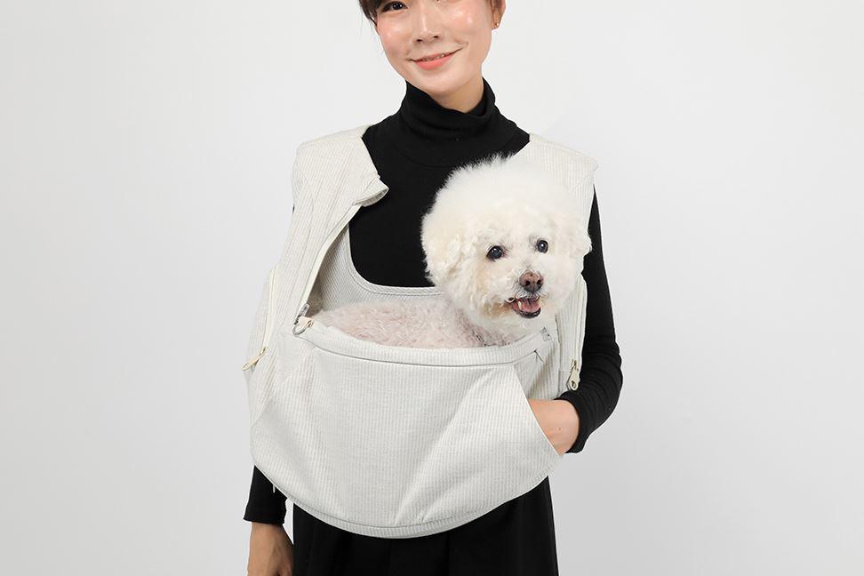 Pet Front Carrier, Ver7, Up to 18lbs, Adjustable Hands Free Front Facing Dog Pouch, Side Window, Safety Hook, Pocket, Pet Out Door - NKpup