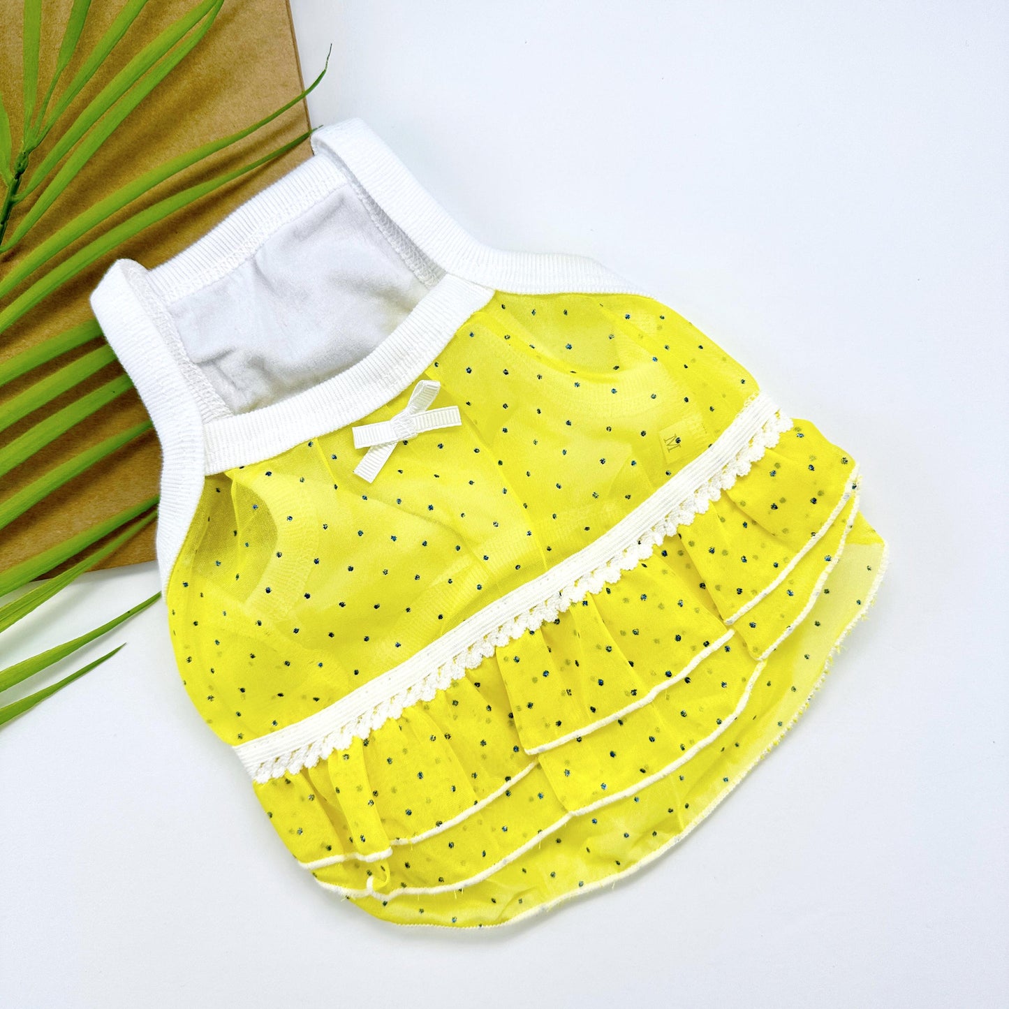 Sweet Dot Crop Top, S-XL, Small Dog Clothes, Dog Floral Dress, Dog T-shirt, Dog Top, NKPUP - NKpup