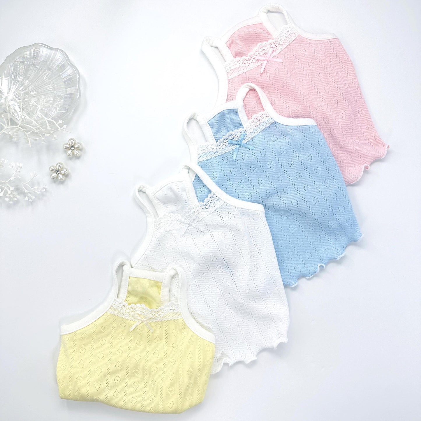 Candy Eyelet Lace Top, S-2XL, Pet Clothing, Dog-Tee, Dog check-shirt, Dog Top, NKpup, Dog Sleeveless - NKpup