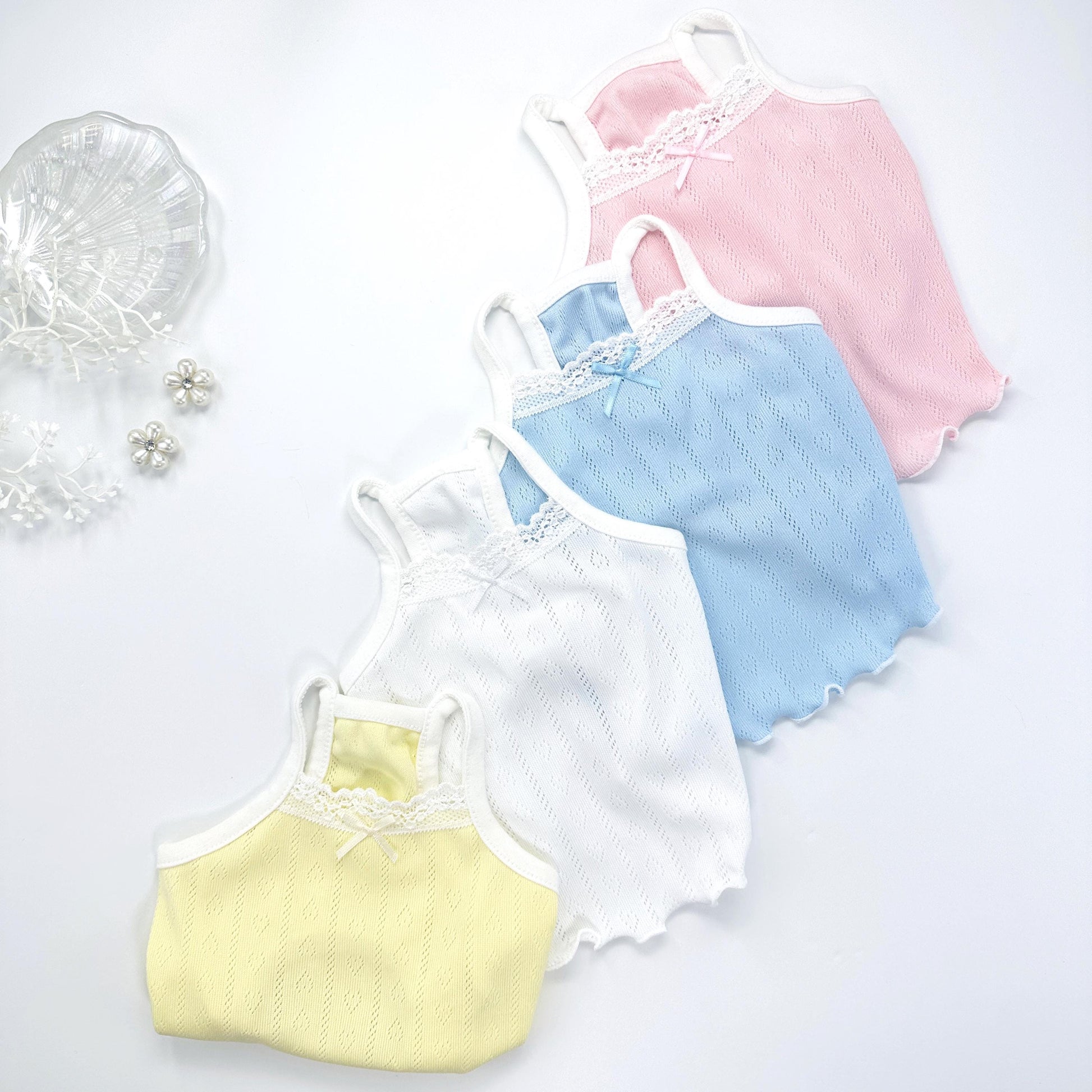 Candy Eyelet Lace Top, S-2XL, Pet Clothing, Dog-Tee, Dog check-shirt, Dog Top, NKpup, Dog Sleeveless - NKpup